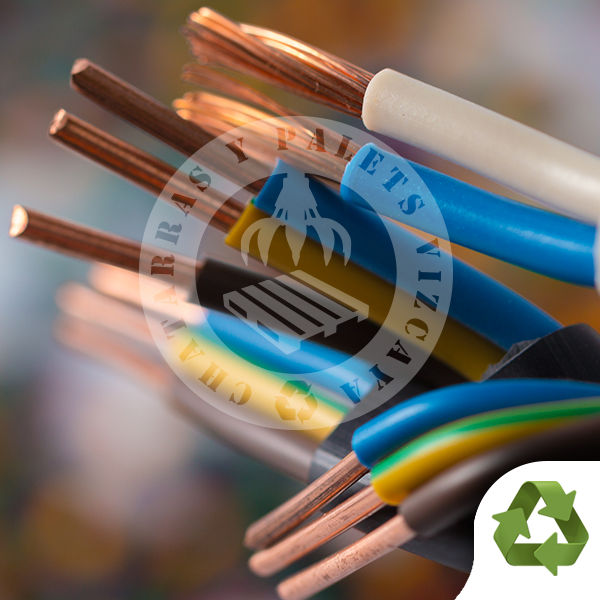 Chatarra de cable de cobre